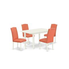 Dining Table- Parson Chairs, NOEN5-LWH-78