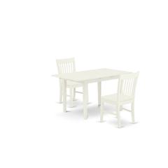 Dining Table- Dining Chairs, NOFK3-LWH-W