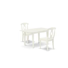 Dining Table- Dining Chairs, NOKE3-LWH-W