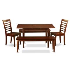 5  Pc  Kitchen  Table  set  -  plus  2  Chairs  for  Dining  room  and  2  Benches