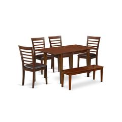 6  Pc  small  Table  set  -  Table  and  4  Dining  Chairs  plus  Bench