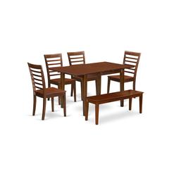 6  Pc  Kitchen  dinette  set  -  Table  and  4  Kitchen  Dining  Chairs  plus  Bench