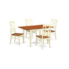 5  Pc  small  Kitchen  Table  set  for  4-Table  and  4  Kitchen  Chairs