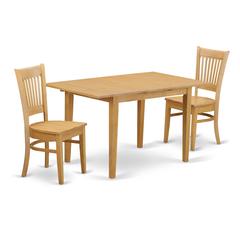 3  PC  Kitchen  Table  set  -  Kitchen  dinette  Table  and  2  dinette  Chairs