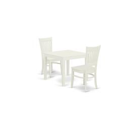 Dining Table- Dining Chairs, OXVA3-LWH-W