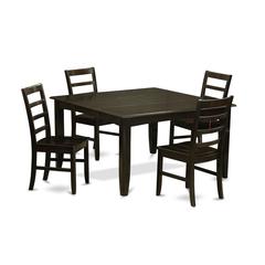 5  Pc  Kitchen  set-Table  with  Leaf  and  4  dinette  Chairs.