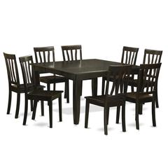 9  Pc  Dining  room  set  -  Dinette  Table  with  Leaf  and  8  Kitchen  Chairs.