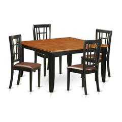 5  Pc  Dining  room  set-Dining  Table  and  4  Wooden  Dining  Chairs