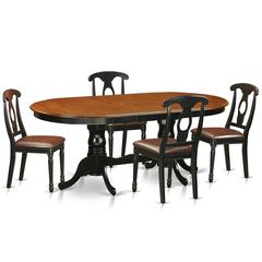 5  Pc  Dining  room  set-Dining  Table  with  4  Wood  Dining  Chairs