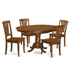 5  Pc  Dining  room  set  for  4-  Kitchen  dinette  Table  and  4  Kitchen  Chairs