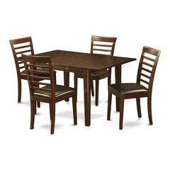 5  Pc  Kitchen  nook  Dining  set  -small  Table  with  4  Dining  Chairs