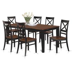 7  Pc  Dining  set-Table  and  6  Kitchen  Chairs