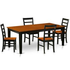5  Pc  Dining  room  set-Dining  Table  with  4  Wooden  Dining  Chairs