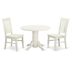 3  Pc  Dining  room  set  for  2-Kitchen  dinette  Table  and  2  Dining  Chairs