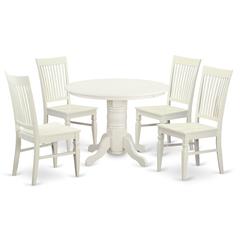 5  Pc  Table  set  for  4-Dinette  Table  and  4  Dining  Chairs