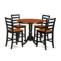5  Pc  pub  Table  set  -  Kitchen  dinette  Table  and  4  bar  stools.