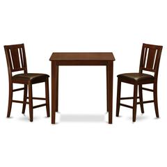 3  Pc  Counter  height  Table-pub  Table  and  2  Dinette  Chairs