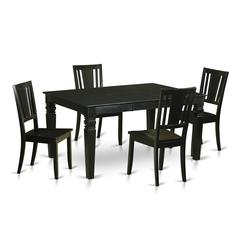 5  Pc  Dinette  set  for  4-Dining  Table  and  4  Kitchen  Dining  Chairs