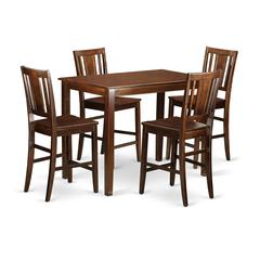 5  PC  counter  height  pub  set  -  high  Table  and  4  Kitchen  Chairs.