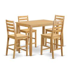 5  PC  counter  height  pub  set-pub  Table  and  4  Kitchen  Chairs.