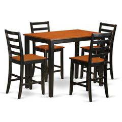 5  Pc  counter  height  pub  set  -  Small  Kitchen  Table  and  4  Kitchen  bar  stool.