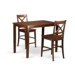 3  Pc  Dining  counter  height  set-  high  Table  and  2  Dining  Chairs.
