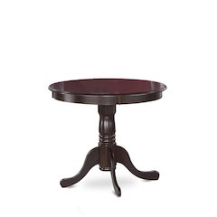 Elegant Small Round Dining Table – Solid Wood Table for 2 or 4