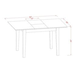 Dining Room Set Mahogany, MLDR5C-MAH-01