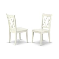 Dining Chair Linen White, CLC-LWH-W