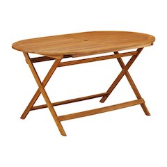 Wooden 5-Piece Outdoor Dining Set with 4 Slatted Back Chairs and Coffee Table