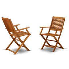 Wooden Patio Chair Natural Oil, BCMCANA