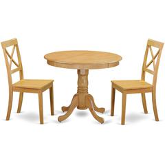 Dining Room Set Oak, ANBO3-OAK-W