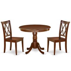 Dining Room Set Mahogany, ANCL3-MAH-W