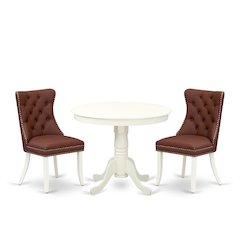 3 Piece Dining Table Set for Small Spaces