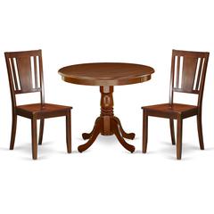 Dining Room Set Mahogany, ANDU3-MAH-W