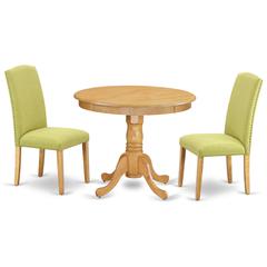 Dining Room Set Oak, ANEN3-OAK-07