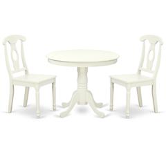 Dining Room Set Linen White, ANKE3-LWH-W