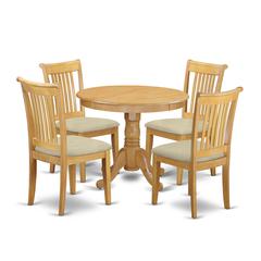 Dining Room Set Oak, ANPO5-OAK-C