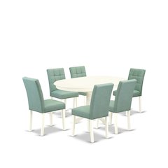 7 Piece Dining Table Set contain A Kitchen Table