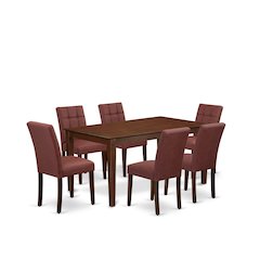 7 Piece Kitchen Dining Table Set
