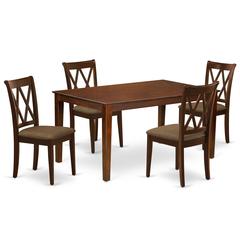 Dining Room Set Mahogany, CACL5-MAH-C