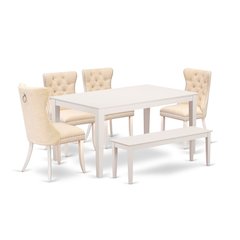 6 Piece Kitchen Table & Chairs Set