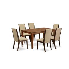 Dining Room Set Mahogany, CALA7-MAH-04