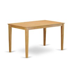Elegant 60-Inch Counter Height Solid Wood Dining Table – Farmhouse Style