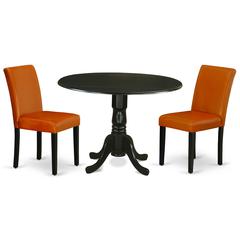 Dining Room Set Black, DLAB3-BLK-61