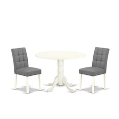 3 Piece Dining Table Set consists A Wooden Table