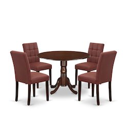 5 Piece Dinner Table Set consists A Dining Table