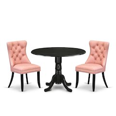 3 Piece Kitchen Table & Chairs Set