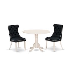 3 Piece Kitchen Table & Chairs Set