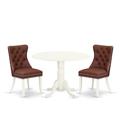 3 Piece Modern Dining Table Set